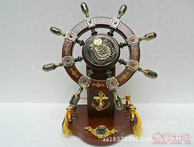 商海舵手 寓意深远的商务礼品与家居装饰